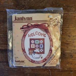 Janlynn Counted Cross Stitch Kit - Welcome Quilt